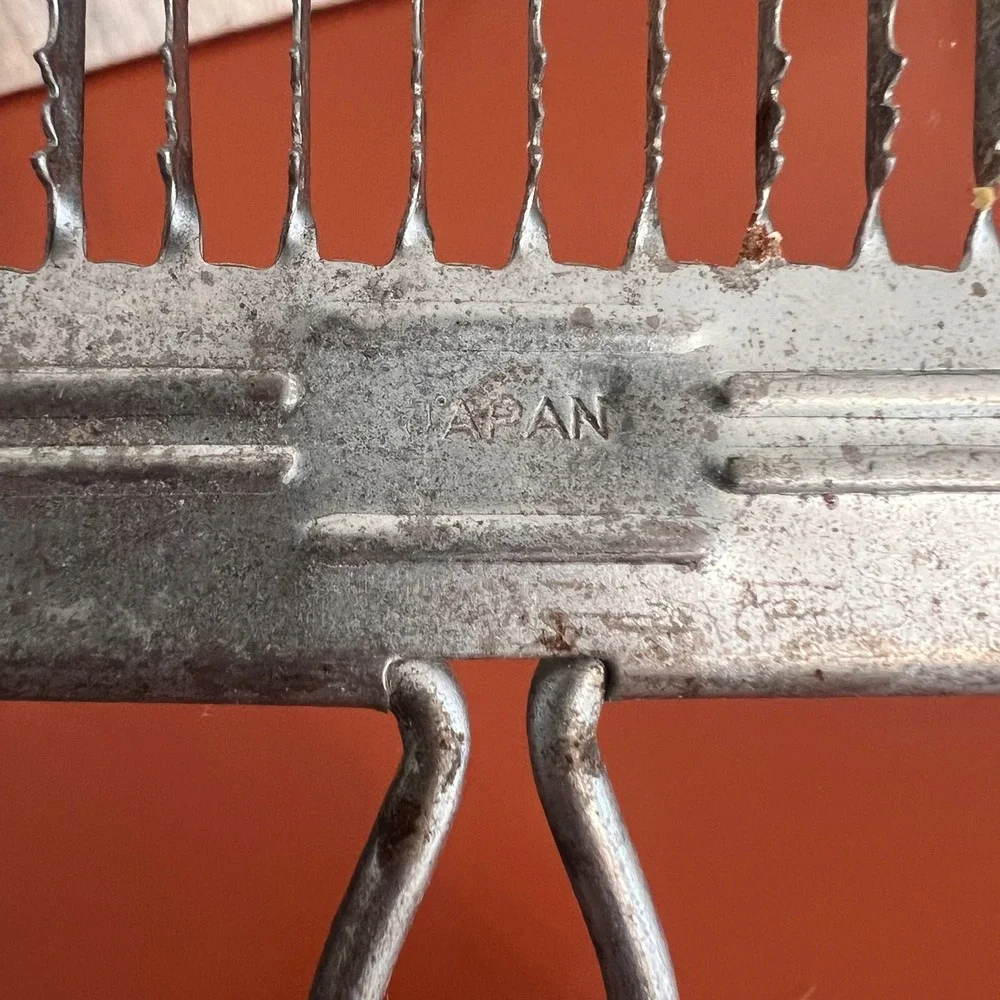 VTG‎ Japan Serrated Wire Cheese Tomato Slicer Metal Kitchen Tool Retro 10 Inch